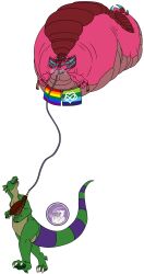  9:17 absurd_res alpha_channel balloon bellow dragon fire hi_res hybrid hyperchibiabsol iguana iguanid inflatable inflation lgbt_pride lizard male male/male mythological_creature mythological_scalie mythology orb pride pride_colors pump reptile scalie shassy snake solar solarflame tube 