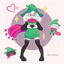  1:1 anthro black_body black_fur boots bovid caprine clothed clothing deltarune drugs eyewear femboy floppy_ears footwear fur glasses goat hat headgear headwear legwear looking_at_viewer male mammal marijuana mario_smoking_weed open_mouth pink_eyes ralsei ralsei_smoking_blunt scarf simple_background smoking snowdy solo sweater thigh_highs topwear undertale_(series) 