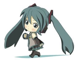  aqua_eyes aqua_hair chibi commentary_request detached_sleeves es_(pixiv295215) female hatsune_miku headset long_hair partial_commentary solo thighhighs twintails vocaloid 