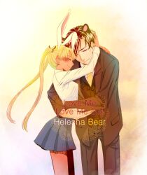  animal_ears gunslinger_girl hillshire hug triela 