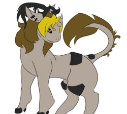  alien alpha_channel ambiguous_gender armor black_sclera cloven_hooves equid fur hasbro hi_res hooves horn mammal my_little_pony piercing simple_background solo tartaurus 