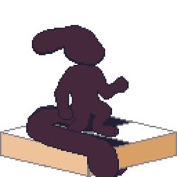  1:1 2022 alpha_channel ambiguous_gender animated blank_humanoid digital_media_(artwork) head_bob isometric jagrabbit low_res paperdoll_animation pixel_(artwork) short_playtime silhouette solo tail 