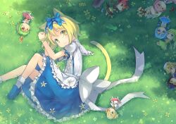  alice_margatroid alice_margatroid_(pc-98) animal_ears blonde_hair blue_hairband bow cat_ears cat_tail character_doll cirno commentary_request daiyousei doll dress female field flower flower_on_head fred04142 grass green_hair hairband hairbow heart hitodama ice ice_wings kaenbyou_rin kazami_yuuka kemonomimi_mode komeiji_koishi komeiji_satori large_bow luna_child lying no_headwear on_side photoshop_(medium) pink_eyes pink_hair red_eyes red_hair short_hair smile solo star_sapphire sunny_milk tail touhou touhou_(pc-98) wings yellow_eyes 