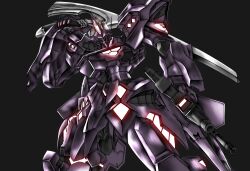  katana masakatsu_(artist) masakatsu_(xg-70b) mecha muvluv muvluv_alternative muvluv_total_eclipse no_humans solo sword takemizakuchi_(type-00r) type-00r_takemizakuchi weapon 