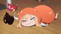  animated animated chibi coke doma_umaru female hamster_costume himouto!_umaru-chan hood 