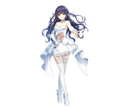  :o ankle_bow back_bow bare_shoulders blue_hair bouquet bow bow_choker breasts bridal_gauntlets choker cleavage closers collarbone crossed_legs curly_hair dress eunha_(closers) female flower full_body garter_straps green_eyes hair_ribbon high_heels highres holding holding_bouquet lace-trimmed_dress lace-trimmed_thighhighs lace_trim long_hair looking_at_viewer medium_breasts official_art outstretched_arm outstretched_hand pink_flower pink_rose ribbon rose short_dress solo standing strapless strapless_dress tachi-e thighhighs two_side_up watson_cross wedding_dress white_background white_bow white_bridal_gauntlets white_choker white_dress white_footwear white_ribbon white_thighhighs 