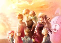  chiko_(d04099) crossover dangan-ronpa dangan-ronpa_2 hinata_hajime kirigiri_kyouko komaeda_nagito monomi_(dangan_ronpa) naegi_makoto nanami_chiaki souda_kazuichi togami_byakuya 