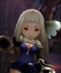  animated animated blonde_hair bravely_default:_flying_fairy bravely_second bravely_second:_end_layer breasts cleavage female looking_at_viewer lowres magnolia_arch red_eyes wink 