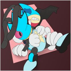  1:1 1_eye 4_arms ambiguous/ambiguous ambiguous_gender animate_inanimate anoelotl antennae_(anatomy) arthropod banette beetle big_hands bite black_fluid blue_body blue_clothing blue_eyes border claws clenched_teeth clothing cucujoid digital_drawing_(artwork) digital_media_(artwork) doll duo five_star_(anoel) footwear generation_2_pokemon generation_3_pokemon ghost hi_res hug hugging_another hugging_from_behind impostar_(anoel) insects ladybug leaned_back ledian leg_grab living_doll mask mimicry monotone_background multi_arm multi_limb nintendo nonbinary_(lore) pokemon pokemon_(species) red_body red_eyes restrained scarf sewn_eye shoes shoulder_bite simple_background spirit star_symbol superhero_costume tan_body teeth white_border zipper 