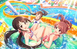  annin_douhu bikini igarashi_kyouko mizumoto_yukari nakano_yuka swimsuits the_idolm@ster the_idolm@ster_cinderella_girls the_idolm@ster_cinderella_girls_starlight_stage 