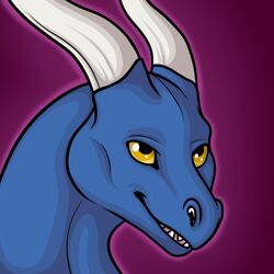  1:1 deerdaddy13 dragon ezurth feral headshot_portrait horn icon male mythological_creature mythological_scalie mythology open_mouth open_smile portrait reaction_image scalie seductive simple_background smile solo teeth tongue yellow_eyes 