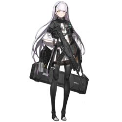  ak-alfa ak-alfa_(girls&#039;_frontline) assault_rifle bag black_gloves black_hairband black_pants case collar female full_body girls&#039;_frontline gloves gun hair_ornament hairband headgear holding holding_gun holding_weapon jacket long_hair neco official_art orange_eyes pants parted_lips rifle scope solo standing transparent_background trigger_discipline very_long_hair weapon white_hair wide_sleeves 