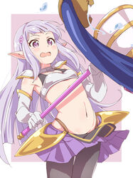  elenoir_seiran endoro~! pantyhose pointy_ears tagme weapon 