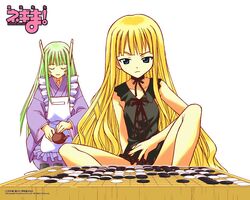  blonde_hair evangeline evangeline_ak_mcdowell evangeline_athanasia_katherine_mcdowell karakuri_chachamaru mahou_sensei_negima negima 