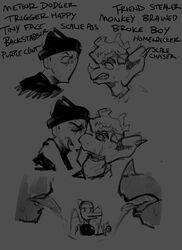  absurd_res anon_(snoot_game) anthro bald beanie bodily_fluids cavemanon_studios ceratopsian clothed clothing dialogue dinosaur english_text extinct faceless_character faceless_male facial_horn fang_(gvh) female french_kissing goodbye_volcano_high group hair hat headgear headwear hi_res horn human kissing latchk3y male mammal ornithischian prehistoric_species pterodactylus pterosaur reptile saliva saliva_string scalie sequence shaved_head snoot_game tears text tongue tongue_out triceratops trio trish_(gvh) 