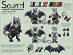  2023 absurd_res anthro armor black_body black_pawpads black_scales blue_body blue_fur bottomwear bracers clothed clothing drackal english_text full_pad fur generation_4_pokemon hi_res horn hybrid jewelry kobold lost_in_chaos_scar male model_sheet neck_tuft necklace nintendo pauldron pawpads pokemon pokemon_(species) reference_image riolu scales scaly_pawpads shorts shorts_only shoulder_cape squirrel_(lost_in_chaos) squirrel_(razim) starwolfskin tail tail_spines text topless tuft wings 