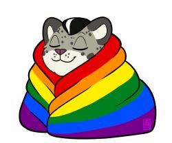  2026 alpha_channel anthro bedding blanket felid flag khajiit lgbt_pride lgbt_pride_month male mammal microsoft palehorntea pantherine pride_color_flag pride_colors snow_leopard solo the_elder_scrolls umbrose 