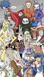  ... 4girls 5boys alice_(ragnarok_online) ancient_mimic angel angel_wings baroness_of_retribution beard bird blonde_hair blue_cape blue_hair book brown_hood cane cape chains closed_mouth commentary_request cowboy_shot dame_of_sentinel darkness death_word demon despero_of_thanatos dolor_of_thanatos dress elder_(ragnarok_online) energy facial_hair fox_mask genderswap_(ftm) green_eyes green_hairband green_scarf hairband halo harp hat heart highres holding holding_book holding_sword holding_weapon instrument lady_solace long_hair looking_to_the_side maero_of_thanatos maid maid_headdress mask mimic mimic_(ragnarok_online) mimic_chest mistress_of_shelter monocle monster multiple_boys multiple_girls odium_of_thanatos open_mouth owl owl_baron owl_duke owl_mask panda_mask plasma_(ragnarok_online) purple_eyes ragnarok_online red_cape red_eyes red_headwear rei_ai rideword_(ragnarok_online) rule_63 scarf short_hair short_twintails skull smile spiked_hair spoken_ellipsis spoken_heart sword teeth thanatos_(ragnarok_online) top_hat topless_male treasure_chest twintails weapon white_dress white_wings wings 