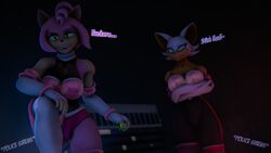  16:9 3d_(artwork) amy_rose anthro armor bat bottomwear breastplate clothing cocky_smile digital_media_(artwork) duo emerald_(gem) eulipotyphlan female gem glowing glowing_eyes hair hedgehog hi_res leotard mammal night pink_body pink_hair rouge_the_bat sega shorts sonic_the_hedgehog_(series) source_filmmaker_(artwork) thecoffeeguy tight_bottomwear tight_clothing tight_shorts warfare_amy warfare_machine warfare_rouge white_hair widescreen 