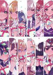  aijou_rentaro cleavage eiai_nano hanazono_hahari hanazono_hakari haraga_kurumi inda_karane kakure_meme kimi_no_koto_ga_dai_dai_dai_dai_daisuki_na_100-nin_no_kanojo maid megane meido_mei nozawa_yukiko open_shirt seifuku sutou_iku sweater tagme utsukushisugi_mimimi valentine yakuzen_kusuri yoshimoto_shizuka 