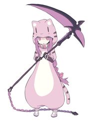  animal_costume animal_ears animal_hood animal_print black_gloves blade_(galaxist) bow braid chains collar commentary_request cosplay fake_animal_ears fate/grand_order fate_(series) female full_body gloves hairbow harpe holding holding_scythe hood hood_up jaguarman_(fate) jaguarman_(fate)_(cosplay) jitome long_hair medusa_(fate) medusa_(lancer)_(fate) parted_lips purple_eyes purple_hair red_bow red_collar scythe sidelocks simple_background single_braid solo standing tail tiger_costume tiger_ears tiger_girl tiger_hood tiger_print tiger_tail vambraces very_long_hair white_background 