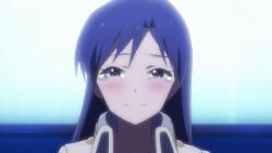  animated animated blue_hair crying idolmaster kisaragi_chihaya long_hair lowres original_clip tears 