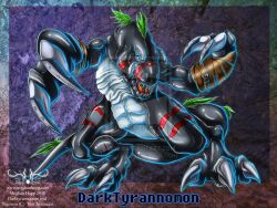  2010 4:3 bandai_namco belt claws countershading darktyrannomon digimon digimon_(species) dinosaur extinct markings meghan_hupp prehistoric_species reptile scalie theropod tyrannomon tyrannosaurid tyrannosauroid tyrannosaurus tyrannosaurus_rex 