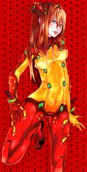  asuke_yuki bad_id bad_pixiv_id blue_eyes bodysuit english_text engrish_text evangelion:_2.0_you_can_(not)_advance female hair_ornament highres lcl long_hair multicolored_bodysuit multicolored_clothes neon_genesis_evangelion orange_bodysuit orange_hair plugsuit ranguage rebuild_of_evangelion red_bodysuit solo souryuu_asuka_langley test_plugsuit typo wet 