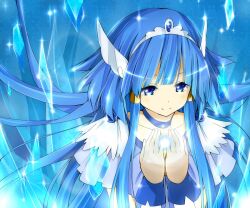  aoki_reika blue_eyes blue_hair blue_theme choker commentary_request cure_beauty female ice long_hair magical_girl precure smile smile_precure solo tiara wara_(warapro) 