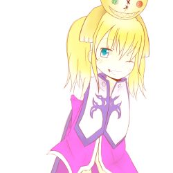  anise_tatlin anise_tatlin_(cosplay) bare_shoulders blonde_hair blue_eyes cosplay doll female patty_fleur tales_of_(series) tales_of_the_abyss tales_of_vesperia tokunaga twintails 