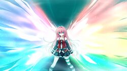  fortissimo//akkord:bsusvier game_cg ooba_kagerou red_hair satomura_momiji wings 