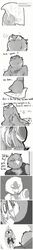  afsv2 animated arefeetshoes ask_blog clothing dialogue digital_media_(artwork) duck_guy_(dhmis) duo flipnote_studio_(artwork) gesture greyscale guess_i&#039;ll_die hair hi_res long_image male meme monochrome mouth_shot open_mouth red_guy_(dhmis) scared shocked shrug simple_background speech_bubble tall_image teeth tongue 