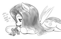  2014 alloyrabbit cutie_mark dialogue earth_pony english_text equid equine feathered_wings feathers female feral fluttershy_(mlp) friendship_is_magic group hair hasbro hooves horn horse imminent_vore long_hair lying mammal micro monochrome my_little_pony mythological_creature mythological_equine mythology on_front open_mouth pegasus pinkie_pie_(mlp) pony rainbow_dash_(mlp) rarity_(mlp) text unicorn vore wings 