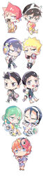  6+boys arakita_yasutomo chibi commentary_request fukutomi_juichi highres imaizumi_shunsuke izumida_touichirou makishima_yuusuke manami_sangaku maosanmu midousuji_akira multiple_boys naruko_shoukichi onoda_sakamichi photoshop_(medium) shinkai_hayato tall_image toudou_jinpachi yowamushi_pedal 