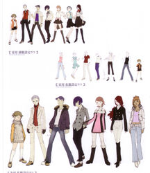  aragaki_shinjirou artist_request iori_junpei kirijou_mitsuru nishiwaki_yuuko official_art persona persona_3 sanada_akihiko tagme yamagishi_fuuka yukari_takeba yuuki_makoto 