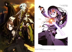  adachi_shingo armor death_gun gun gun_gale_online kirito kondou_natsuko sinon sword sword_art_online 