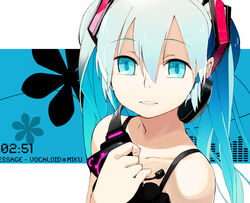  aqua_eyes aqua_hair collarbone commentary_request female hands hatsune_miku headset long_hair photoshop_(medium) solo twintails upper_body vocaloid yukihiroyuki 