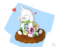  anthro asriel_dreemurr birthday boss_monster_(undertale) bovid caprine digital_media_(artwork) egg hi_res male mammal mario_bros nintendo solo undertale undertale_(series) yoshi_egg yosshidoragon young young_anthro young_male 