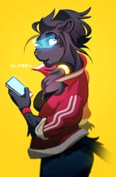  anthro black_body black_fur clairen_(rivals_of_aether) felid female fur mammal pantherine queervanire rivals_of_aether solo 