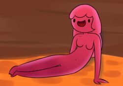  :d absurd_res breasts cheesycoke featureless_breasts featureless_crotch feet female goo_creature goo_humanoid hi_res humanoid lying not_furry nude on_side outside pink_slime_(slime_rancher) slime slime_(slime_rancher) slime_rancher smile solo 