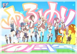  6+girls :d ^_^ age_difference ahoge akaza_akane akaza_akari angry aqua_hair azuma_shihoko basket bicycle binoculars black_pantyhose black_socks blonde_hair blue_dress blue_eyes blue_hair blue_skirt bow braid brown_eyes brown_hair clenched_hands closed_eyes commentary_request copyright_name cousins day double_bun dress etyaduke everyone explosion eye_contact female_pervert flying funami_mari funami_yui furutani_himawari furutani_kaede ganbo glasses green_eyes grey_hair hair_bun hair_intakes hair_ornament hairband hairbow hairclip hat holding_hands ikeda_chitose ikeda_chizuru index_finger_raised jacket jitome kitamiya_hatsumi lab_coat lens_flare long_hair looking_at_another matsumoto_rise medium_hair minamino_tsubasa mirakurun multiple_girls nanamori_school_uniform nishigaki_nana oomuro_hanako oomuro_nadeshiko oomuro_sakurako open_mouth outdoors pants pantyhose pervert pink_hair pink_skirt ponytail purple_eyes purple_hair red_hair rivalun school_uniform serafuku shoes short_hair shorts siblings single_hair_bun sisters skirt smile socks sugiura_ayano teacher teacher_and_student thighhighs toshinou_kyouko track_jacket track_pants track_suit tripping twin_braids twintails v-shaped_eyebrows white_legwear witch_hat yoshikawa_chinatsu yoshikawa_tomoko yuru_yuri 