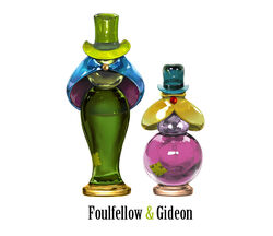  bottle disney feline foulfellow fox gideon gideon_the_cat no_humans perfume pinocchio tamagotaberu 