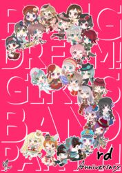  6+girls :d :o ;3 ;d afterglow_(bang_dream!) aiguillette alternate_hairstyle animal animal_costume animal_ears ankle_scrunchie anniversary aoba_moca aqua_eyes aqua_hair arm_support arm_up armpits arms_up back-to-back back_bow bag bang_dream! bare_shoulders bear_costume bear_ears belt beret bespectacled black_footwear black_gloves black_hair black_jacket black_ribbon black_shirt black_shorts black_skirt blonde_hair blue_bow blue_capelet blue_eyes blue_flower blue_footwear blue_hair blue_hairband blue_headwear blue_jacket blue_kimono blue_ribbon blue_robe blue_rose blue_shorts blue_skirt blue_vest blunt_bangs blush book boots bow bowtie braid bread brown_bag brown_belt brown_eyes brown_footwear brown_hair brown_vest buttons capelet chibi chocolate_cornet collared_shirt commentary_request copyright_name cropped_jacket crown denim detached_sleeves double_v dress earrings elbow_gloves everyone fake_animal_ears fedora fingerless_gloves fishnet_legwear fishnets floral_print flower food food_in_mouth frilled_dress frilled_skirt frilled_sleeves frilled_vest frills full_body fur-trimmed_kimono fur_trim furisode garter_straps glasses gloves green_eyes green_flower green_jacket green_pants green_rose green_sash green_shirt grey_eyes grey_hair grey_shirt grey_skirt grin hair_between_eyes hair_flower hair_ornament hair_ribbon hair_scrunchie hairband hairbow hakama hakama_short_skirt hakama_skirt hanazono_tae hand_on_own_cheek hand_on_own_chest hand_on_own_face hand_on_own_hip hands_on_own_cheeks hands_on_own_face hands_up hat hat_flower hazawa_tsugumi heart heart_earrings heart_hair_ornament hello_happy_world! high_heel_boots high_heels highres hikawa_hina hikawa_sayo holding holding_animal holding_book holding_clothes holding_food holding_hat hoop_earrings ichigaya_arisa imai_lisa jacket japanese_clothes jeans jewelry jumping kimono kitazawa_hagumi knee_boots kneehighs knees_up light_blue_hair light_purple_hair loafers long_dress long_hair long_skirt long_sleeves looking_at_viewer low_ponytail low_twintails maruyama_aya mascot_costume matsubara_kanon medium_hair melon_bread michelle_(bang_dream!) midriff minato_yukina mini_crown mini_hat mini_top_hat miniskirt mitake_ran monocle multiple_girls navel neck_ribbon necklace necktie occhan_(bang_dream!) okusawa_misaki one_eye_closed open_clothes open_hands open_jacket open_mouth orange_bow orange_hair orange_necktie outline overalls pants pastel_palettes_(bang_dream!) pink_eyes pink_flower pink_hair pink_rose plaid plaid_bow plaid_headwear plaid_pants plaid_shirt plaid_vest police_hat polka_dot polka_dot_bow ponytail poppin&#039;party pouch puffy_short_sleeves puffy_sleeves purple_dress purple_eyes purple_hair purple_skirt rabbit rabbit_ears red_background red_bow red_dress red_eyes red_flower red_footwear red_hair red_hairband red_hakama red_headwear red_rose red_shirt red_vest ribbed_shirt ribbon ribbon-trimmed_legwear ribbon_trim robe rose roselia_(bang_dream!) sash scrunchie see-through see-through_legwear seta_kaoru shirasagi_chisato shirokane_rinko shirt shoes short_hair short_sleeves shorts shoulder_bag showgirl_skirt siblings side_braids side_ponytail sidelocks signature single_earring sisters sitting skirt sleeveless sleeveless_dress sleeveless_shirt smile socks sparkling_eyes standing standing_on_one_leg star_(symbol) star_hair_ornament striped_clothes striped_shorts swept_bangs tabi tassel thigh_boots thigh_pouch thigh_strap thighhighs tilted_headwear top_hat toyama_kasumi tsurumaki_kokoro turtleneck twin_braids twins twintails udagawa_ako udagawa_tomoe uehara_himari unmoving_pattern ushigome_rimi v vertical-striped_clothes vertical-striped_shorts vest waist_cape waistcoat wakamiya_eve waving white_bow white_gloves white_hair white_kimono white_legwear white_scrunchie white_shorts white_sleeves white_vest wide_sleeves wrist_cuffs wrist_scrunchie wristband x_hair_ornament yamabuki_saya yamato_maya yellow_dress yellow_eyes yellow_footwear yellow_legwear yuni_she zettai_ryouiki 