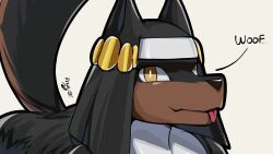  absurd_res accessory anthro brown_body brown_fur canid canine canis clothed clothing doggy_style domestic_dog female from_behind_position fur german_shepherd herding_dog hi_res laverne_(sssonic2) mammal nun nun_outfit pastoral_dog rizal_ok sex solo tail tongue tongue_out yellow_eyes 