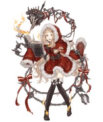  :d belt blonde_hair bone book boots candle capelet chains christmas cross-laced_footwear cuffs female full_body fur_trim hair_ornament hairclip hood hood_up ji_no long_hair looking_at_viewer official_art open_mouth orange_eyes red_riding_hood_(sinoalice) ribbon shackles sinoalice sleeves_past_wrists smile solo star_(symbol) star_hair_ornament teeth thigh_boots thighhighs torture_instruments transparent_background upper_teeth_only very_long_hair winter_clothes 