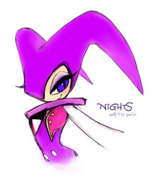  ambiguous_gender blue_eyes humanoid looking_at_viewer nightmaren nights_(nights_into_dreams) nights_into_dreams not_furry sega simple_background solo unknown_artist white_background 