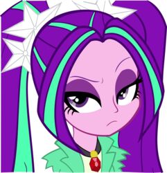  aria_blaze_(eg) equestria_girls female hasbro hi_res looking_at_viewer my_little_pony purple_eyes solo 