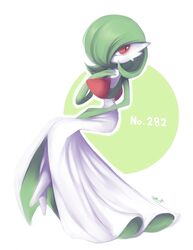  ambiguous_gender gardevoir generation_3_pokemon magicalzombie mammal nintendo not_furry pokemon pokemon_(species) red_eyes solo 