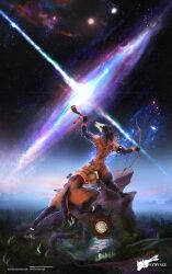  accessory anthro armband arrow_(weapon) biceps big_biceps black_body black_hair blowing blue_eyes bodypaint bow_(weapon) brown_body brown_hair clock clothing cosmic_background dark_body dusk equid equine face_paint feathers felid feline field field_background flute galaxy grass hair hair_accessory hair_mane hairclip hi_res hooves horse hynvale leaf legwear light lighting lion long_hair long_mane long_tail lukka_(lukka9090) male male_taur mammal muscular muscular_anthro muscular_male muscular_thighs musical_instrument native native_american nature nature_background night orange_hair pantherine plant pose ranged_weapon rear_view rock saddle saddle_bag saddle_blanket serious_face shifter sky solo space spread_legs spreading star starry_background starry_sky tail tail_hair tail_mane tail_motion tailwag tan_body taur thigh_highs torso_shot tribe weapon wind_instrument woodwind_instrument 