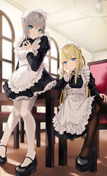  gray_(lord_el-melloi_ii) lord_el-melloi_ii-sei_no_jikenbo maid mocha_(mokaapolka) pantyhose reines_el-melloi_archisorte 